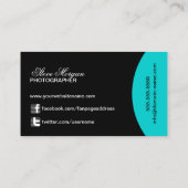 Carte De Visite Monogramme de photographie (Dos)