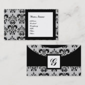 CARTE DE VISITE MONOGRAMME DE PIERRE DE DAMASK GEM3, (Devant / Derrière)