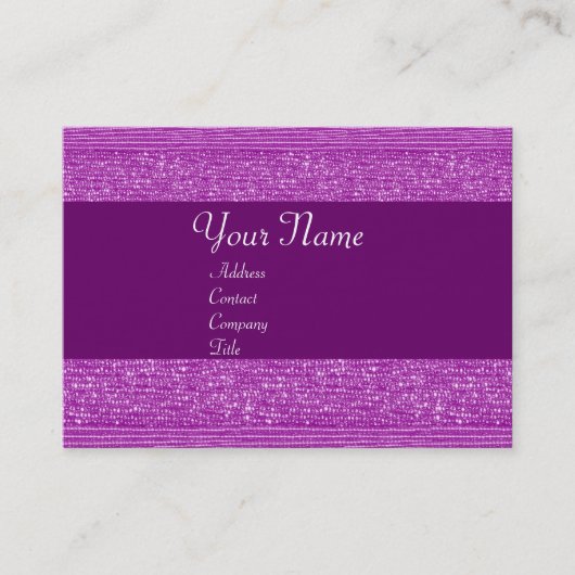CARTE DE VISITE MONOGRAMME DE PURPLE MODE BEATS (Devant)
