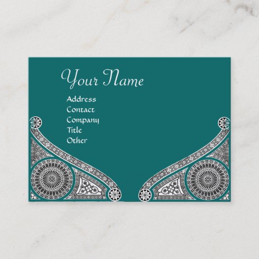 CARTE DE VISITE MONOGRAMME DE RENAISSANCE (Devant)