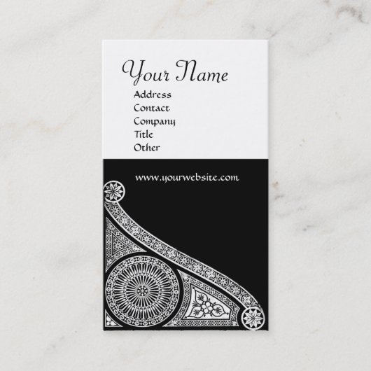 CARTE DE VISITE MONOGRAMME DE RENAISSANCE 3 (Devant)