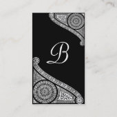 CARTE DE VISITE MONOGRAMME DE RENAISSANCE 4 (Dos)