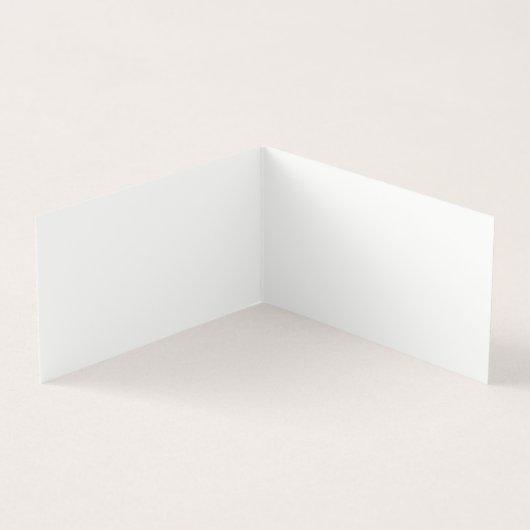 Carte De Visite Monogramme de script (Intérieur)