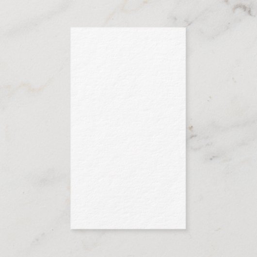 Carte De Visite Monogramme de script (Dos)