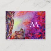 CARTE DE VISITE MONOGRAMME DE SOUVENIRS MAGIQUES (Dos)