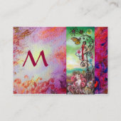 CARTE DE VISITE MONOGRAMME DE SOUVENIRS MAGIQUES (Dos)