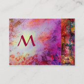 CARTE DE VISITE MONOGRAMME DE SOUVENIRS MAGIQUES (Dos)