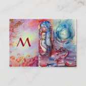 CARTE DE VISITE MONOGRAMME DE SOUVENIRS MAGIQUES (Dos)