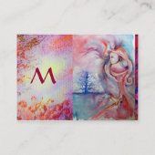 CARTE DE VISITE MONOGRAMME DE SOUVENIRS MAGIQUES (Dos)