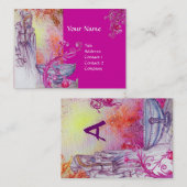 CARTE DE VISITE MONOGRAMME DE VIVIEN (Devant / Derrière)