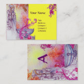 CARTE DE VISITE MONOGRAMME DE VIVIEN (Devant / Derrière)