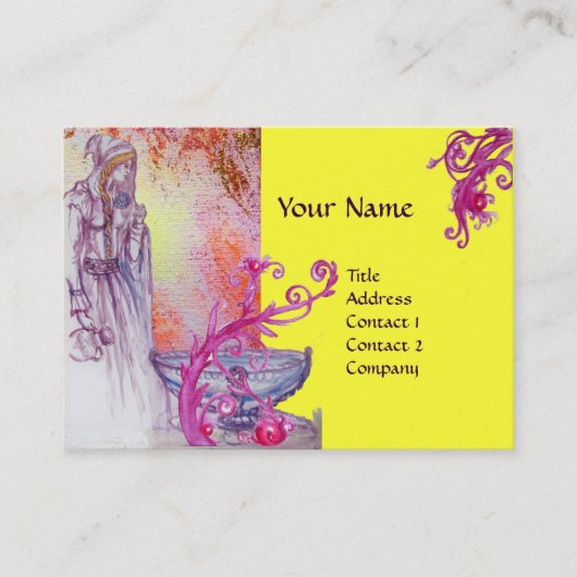 CARTE DE VISITE MONOGRAMME DE VIVIEN (Devant)