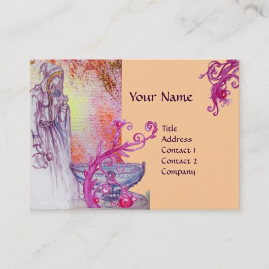 CARTE DE VISITE MONOGRAMME DE VIVIEN (Devant)