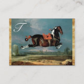 Carte De Visite Monogramme d'élevage du Cheval Piebald "Cehero" (Dos)