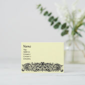 CARTE DE VISITE MONOGRAMME DES DRAGONS CELTIQUES (Debout devant)