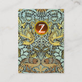 CARTE DE VISITE MONOGRAMME DES FLEURS, DES COQUES DE PAIX ET DES D (Dos)