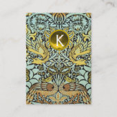 CARTE DE VISITE MONOGRAMME DES FLEURS, DES COQUES DE PAIX ET DES D (Dos)