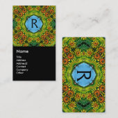 CARTE DE VISITE MONOGRAMME DES SOUS-SOUS-SOUS (Devant / Derrière)