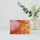 Carte De Visite Monogramme des VAGUES (Debout devant)