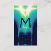 CARTE DE VISITE MONOGRAMME DES VAGUES LUMIÈRES (Dos)