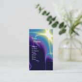 CARTE DE VISITE MONOGRAMME DES VAGUES LUMIÈRES (Debout devant)