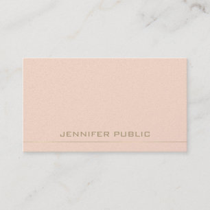 Carte De Visite Monogramme Design tendance Glamour Plat Luxe