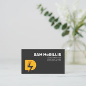 Carte De Visite Monogramme électrique D (Debout devant)