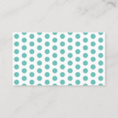 Carte De Visite Monogramme élégant Complètement Customisé (Dos)