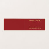 Carte De Visite Monogramme élégant moderne tendance Meilleur plié (Intérieur déplié)