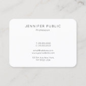 Carte De Visite Monogramme élégant personnalisé Modèle de concepti (Dos)