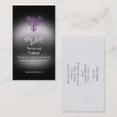 Carte De Visite Monogramme, entraîneur personnel de Phoenix, (Devant / Derrière)