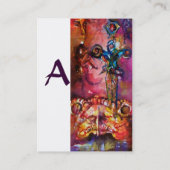 CARTE DE VISITE MONOGRAMME EXCALIBUR (Dos)