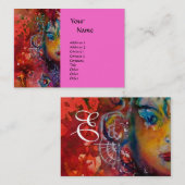 Carte De Visite monogramme EXCALIBUR (Devant / Derrière)