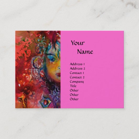 Carte De Visite monogramme EXCALIBUR (Devant)