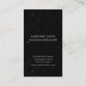 Carte De Visite Monogramme / Expressif (coloré) (Dos)