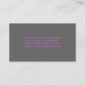 Carte De Visite Monogramme fait sur commande 3 (Dos)