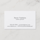 Carte De Visite Monogramme floral /radial | Grunge Rose (Dos)