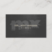 Carte De Visite Monogramme foncé à écailles professionnelles (Devant)