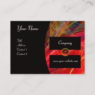 Carte De Visite monogramme gemme PHOTON
