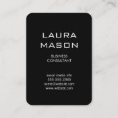 Carte De Visite Monogramme Gold Luxe (Dos)