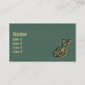 Carte De Visite Monogramme Initiale J Fleurs de Marguerites Art (Devant)