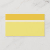 Carte De Visite monogramme jaune (Dos)