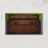 Carte De Visite Monogramme Leather Look #8 (Dos)