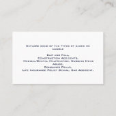 CARTE DE VISITE MONOGRAMME LIGNE BLEUE  QR AVOCAT EXPERT-COMPTABLE (Dos)