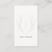 Carte De Visite Monogramme lunatique (Devant)