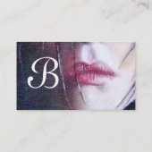 Carte De Visite MONOGRAMME MAGDALEN blanc (Dos)