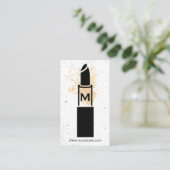 Carte De Visite Monogramme / maquillage (Debout devant)
