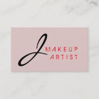Monogramme maquillage Artiste Poussière Arrière - 
