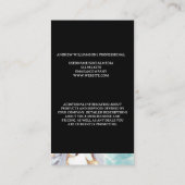 Carte De Visite Monogramme | Marbre mixte | Lux (Dos)