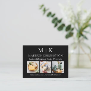 Carte De Visite Monogramme minimaliste ou ajouter un logo Business